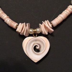 Made in Hawaii pearl & shell necklace